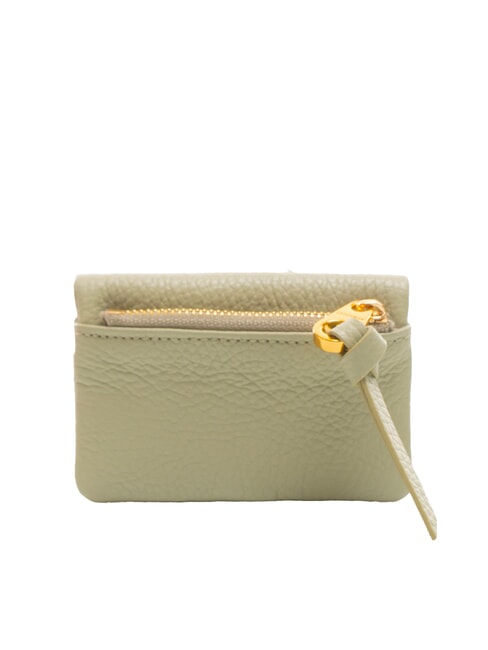 SOFTY Portacarte in pelle martellata celadon green - Portafogli Donna