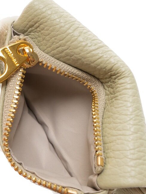 SOFTY Portacarte in pelle martellata celadon green - Portafogli Donna