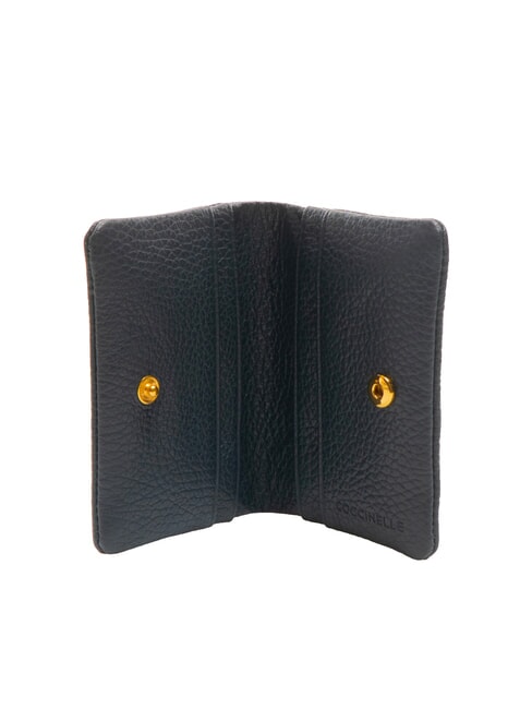 SOFTY Portacarte in pelle martellata midnight blue - Portafogli Donna