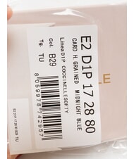 COCCINELLE SOFTY Portacarte in pelle martellata midnight blue - Portafogli Donna - 3