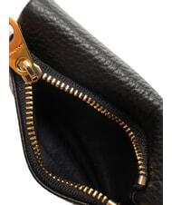 COCCINELLE SOFTY Portacarte in pelle martellata Nero - Portafogli Donna - 4