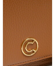 COCCINELLE TULIP Borsa in pelle martellata con flap  CUIR - Borse Donna - 3