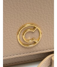 COCCINELLE TULIP Borsa in pelle martellata con flap  powder pink - Borse Donna - 5