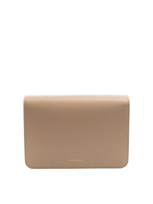 TULIP Borsa in pelle martellata con flap  powder pink - Borse Donna