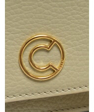 COCCINELLE TULIP Borsa in pelle martellata con flap  celadon green - Borse Donna - 3