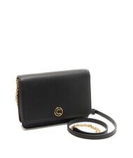 COCCINELLE TULIP Borsa in pelle martellata con flap  Nero - Borse Donna - 2