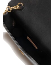 COCCINELLE TULIP Borsa in pelle martellata con flap  Nero - Borse Donna - 6