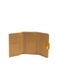 COCCINELLE TALEA Portafoglio medio in pelle martellata fresh beige - Portafogli Donna - 2