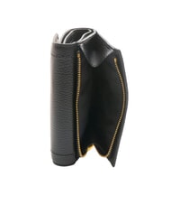 COCCINELLE TALEA Portafoglio medio in pelle martellata Nero - Portafogli Donna - 4