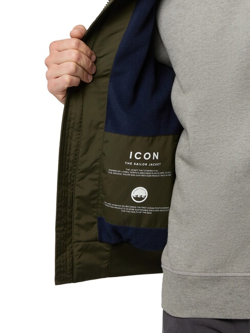 ORIGINAL SAILOR  Giacca impermeabile forest green - Giacche Uomo