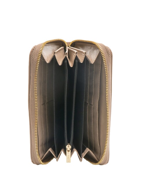 CALIPSO Portafoglio zip around almond - Portafogli Donna