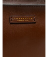 THE BRIDGE LUCIA Borsa shopping a spalla in pelle MARRONE - Borse Donna - 3