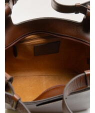 THE BRIDGE LUCIA Borsa shopping a spalla in pelle MARRONE - Borse Donna - 5