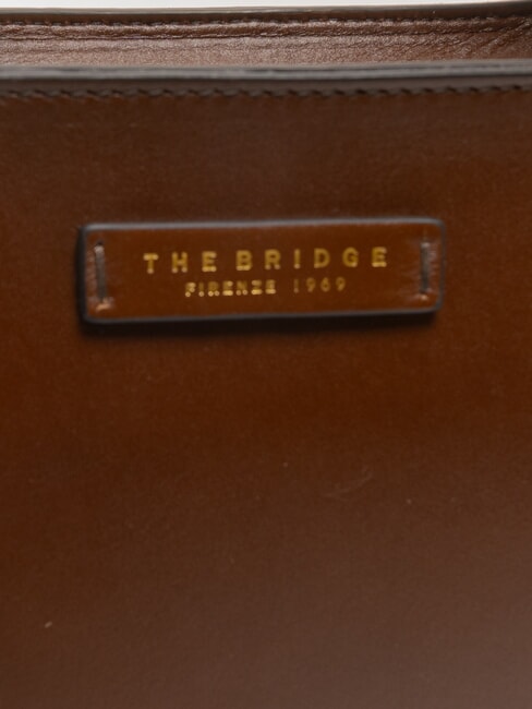 LUCIA Borsa shopping a spalla in pelle MARRONE - Borse Donna