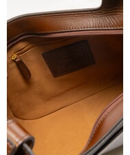 THE BRIDGE LUCIA Borsa shopping a spalla in pelle MARRONE - Borse Donna - 5