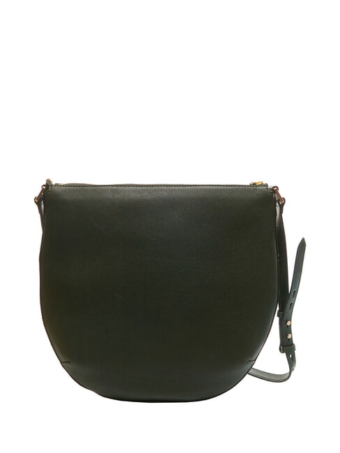 AMELIA Borsa a spalla in pelle derby green abb. oro - Borse Donna