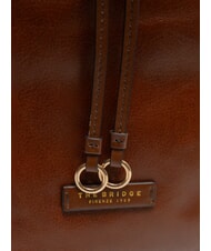 THE BRIDGE CARLOTTA Borsa sacca in pelle con tasche MARRONE - Borse Donna - 2