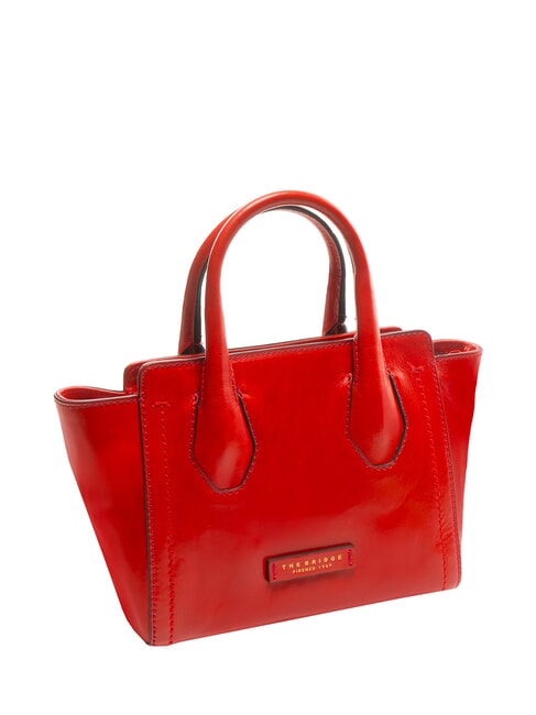 FIONA Borsa tote in pelle con tracolla flamenco abb. oro - Borse Donna