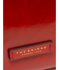 THE BRIDGE FIONA Borsa tote in pelle con tracolla flamenco abb. oro - Borse Donna - 3