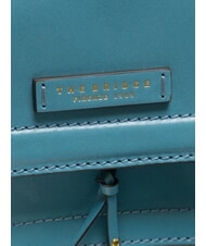THE BRIDGE ELBA Borsa in pelle con flap a tracolla ocean blue ykk 370 - Borse Donna - 3