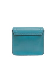 THE BRIDGE ELBA Borsa in pelle con flap a tracolla ocean blue ykk 370 - Borse Donna - 4