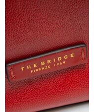 THE BRIDGE CARLOTTA Borsa a secchiello a tracolla ciliegia/oro - Borse Donna - 3