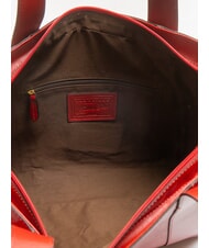 THE BRIDGE CARLOTTA Borsa shopping a spalla in pelle ciliegia/oro - Borse Donna - 5