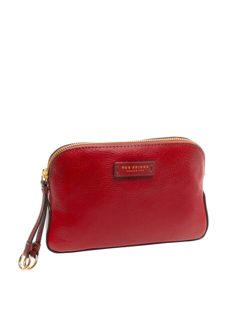 CARLOTTA Beauty case in pelle ribes/oro - Beauty Case