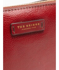 THE BRIDGE CARLOTTA Beauty case in pelle ribes/oro - Beauty Case - 3