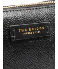 THE BRIDGE CARLOTTA Beauty case in pelle Nero Oro - Beauty Case - 3
