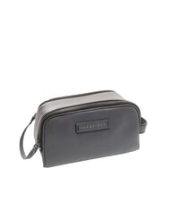 THE BRIDGE FILIPPO Beauty case in pelle grigio abb. rutenio scuro - Beauty Case - 2