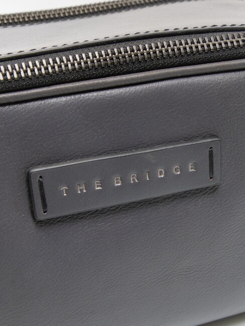 FILIPPO Beauty case in pelle grigio abb. rutenio scuro - Beauty Case