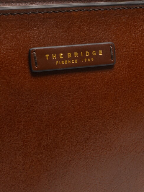 LUCIA Borsa shopping a spalla in pelle MARRONE - Borse Donna