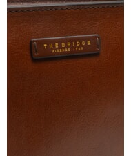 THE BRIDGE LUCIA Borsa shopping a spalla in pelle MARRONE - Borse Donna - 3