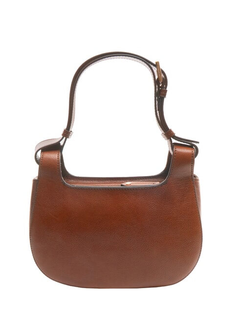 LUCIA Borsa piccola in pelle a spalla MARRONE - Borse Donna