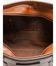 THE BRIDGE ANGELA Borsa shopping a spalla in pelle MARRONE - Borse Donna - 5