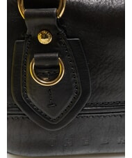 THE BRIDGE DAPHNE Borsa mini bauletto in pelle con tracolla Nero Oro - Borse Donna - 6