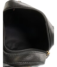 THE BRIDGE DAPHNE Borsa mini bauletto in pelle con tracolla Nero Oro - Borse Donna - 7