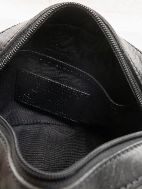 DAPHNE Borsa camera case in pelle Nero Oro - Borse Donna