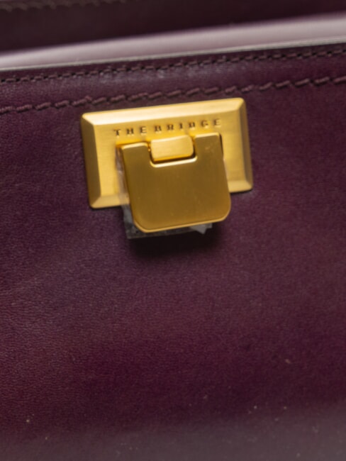 FEDERICA Borsa in pelle a spalla grape abb. oro - Borse Donna