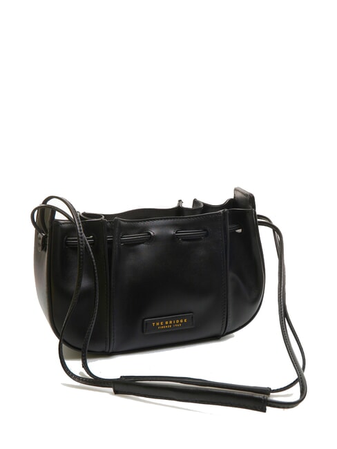 CAMILLA Borsa secchiello in pelle Nero Oro - Borse Donna