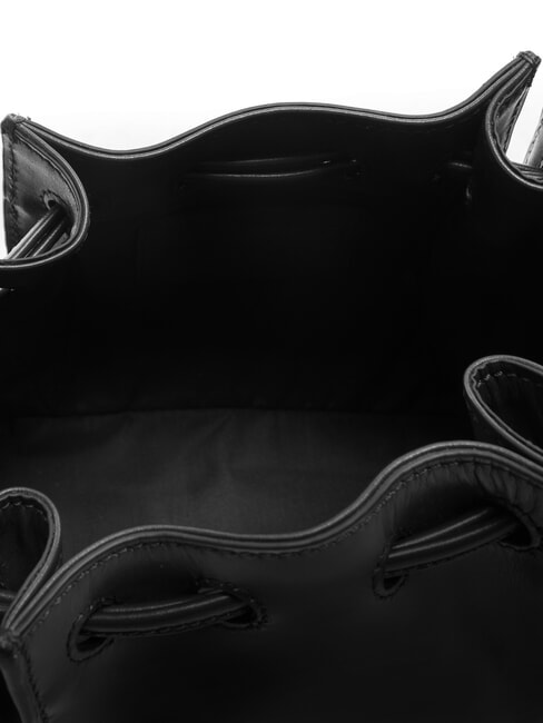 CAMILLA Borsa secchiello in pelle Nero Oro - Borse Donna