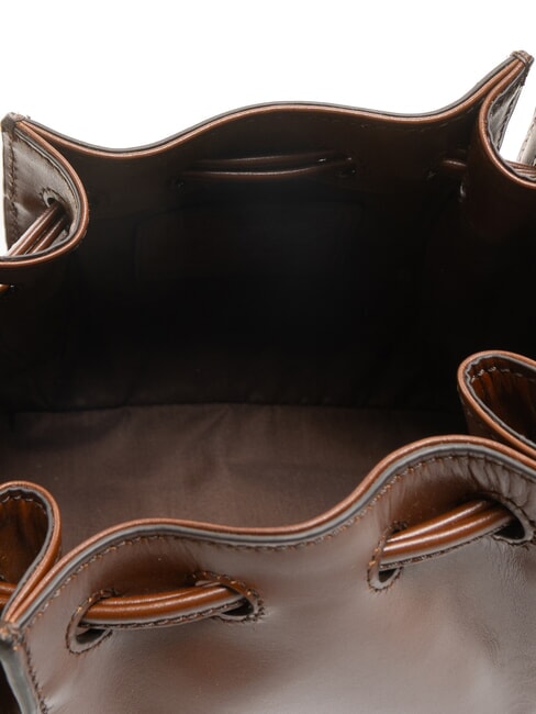 CAMILLA Borsa secchiello in pelle MARRONE - Borse Donna