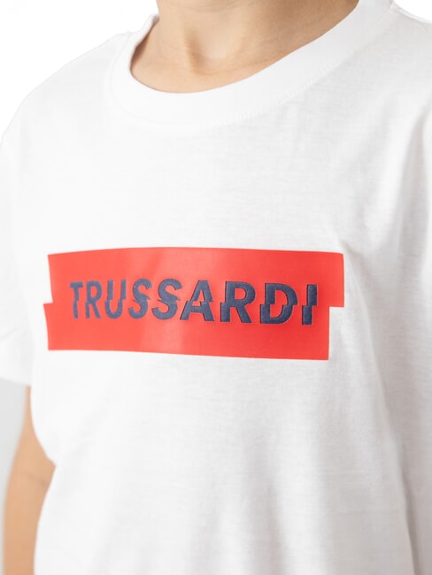 TOMMES Set t-shirt e bermuda white/sea blue - Tute bambini