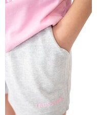 TRUSSARDI GRIGES Set t-shirt e bermuda pink/grey melange - Tute bambini - 3