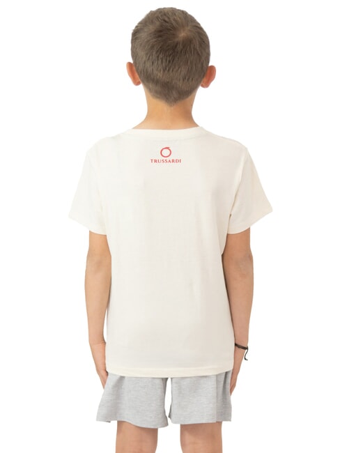 FESTI Set t-shirt e bermuda milk/grey melange - Tute bambini