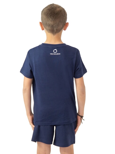 TOPALA Set t-shirt e bermuda sea blue/sea blue - Tute bambini