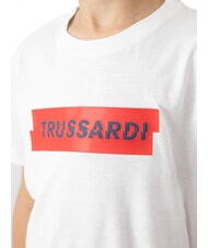 TRUSSARDI TOMMES Set t-shirt e bermuda white/sea blue - Tute bambini - 2