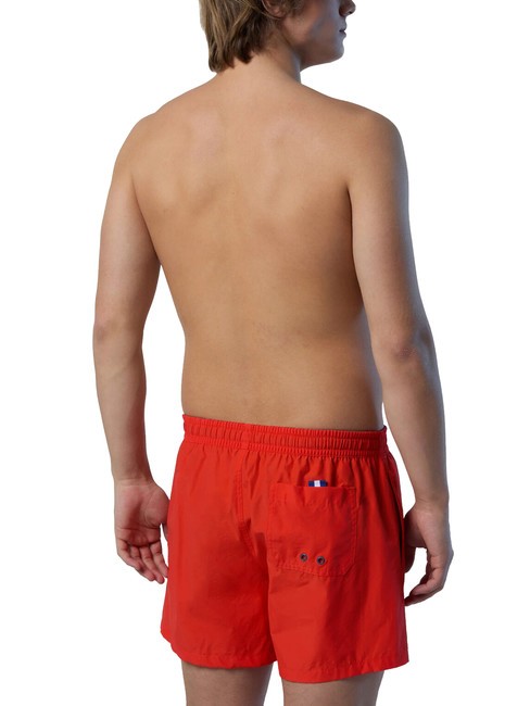 VOLLEY Costume boxer con logo bright orange - Costumi da bagno Uomo