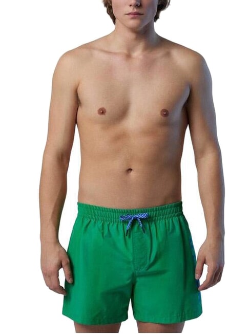 VOLLEY Costume boxer logo laterale green bee - Costumi da bagno Uomo